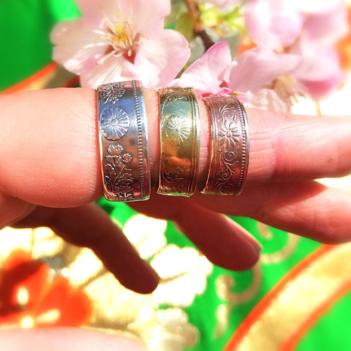 ☆日本の銀貨 明治50銭のコインリング☆ 指輪・リング Utopian