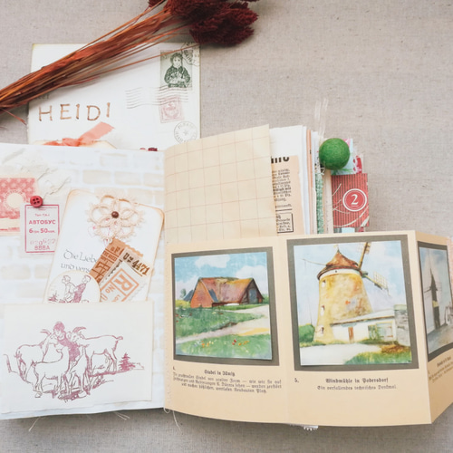 ハイジの秋日和 / 古本ブックカバー ジャンクジャーナル その他雑貨