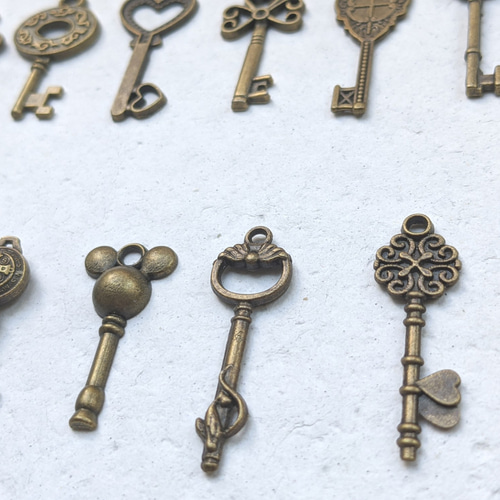 ドイツ/鍵チャーム（中）15個セット チャーム WienApplePie 通販  