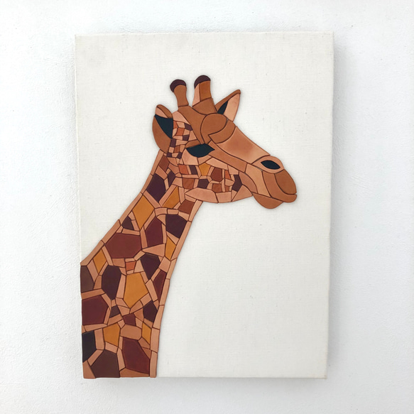 Leather  Picture  - Giraffe  - 1枚目の画像