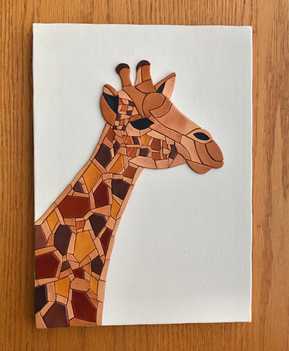 Leather  Picture  - Giraffe  - 4枚目の画像
