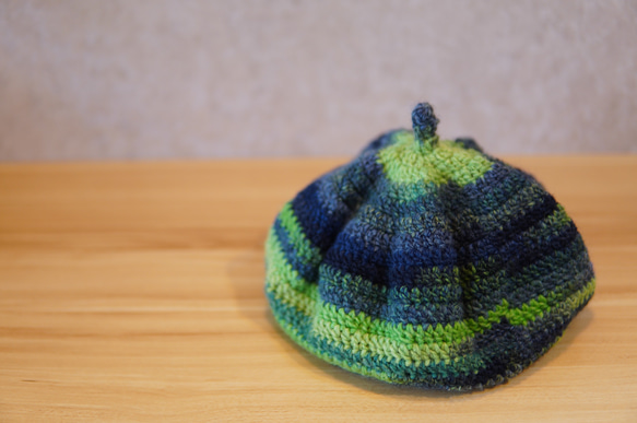 天線帽帽(頭圍55-57CM)-藍綠 第3張的照片