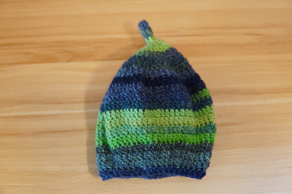 天線帽帽(頭圍55-57CM)-藍綠 第6張的照片