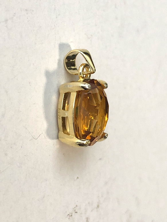 【2.61ct】シトリン　ペンダントトップ 2枚目の画像