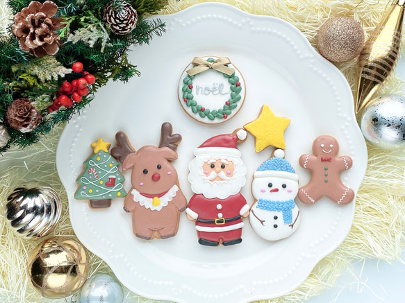【オーダー用】15種類のクリスマスアイシングクッキー カッティングダイ オーダー用】15種類のクリスマスアイシングクッキー カッティングダイ