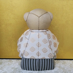ウエルカムドール(くまさん市松人形) 3枚目の画像
