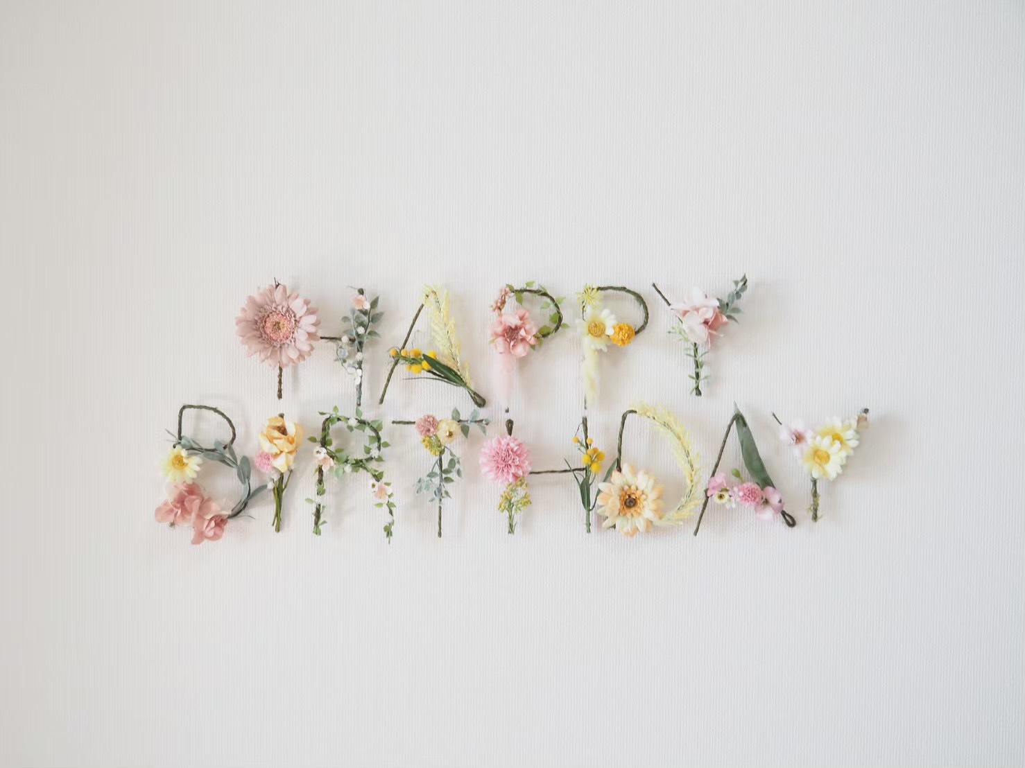 バースデーガーランド❁*.ﾟお花多め❁*.ﾟ