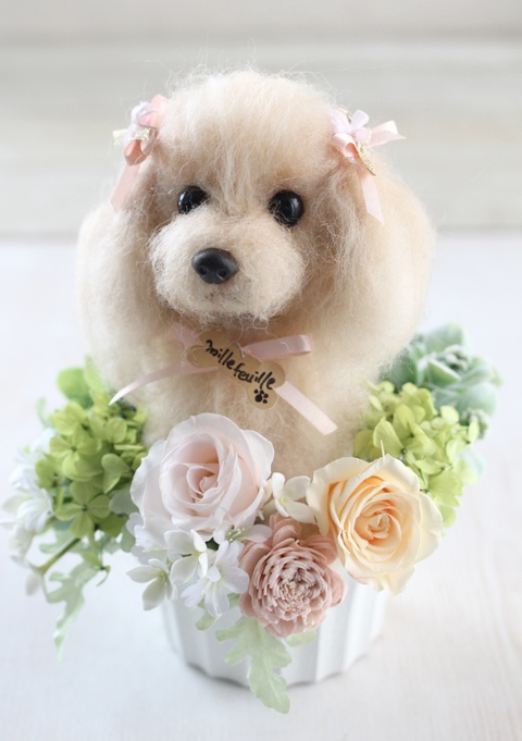 うちの子トピアリー（プードル、マルプー）★オリジナルオーダー