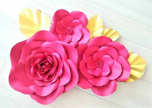 ウォールフラワー ジャイアントフラワー ジャンボフラワー【赤