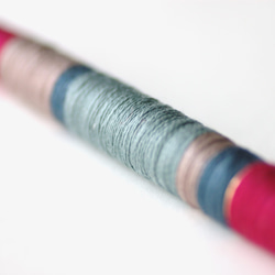 フランス製刺繍糸による小さな色調表現™『Mom's Umbrella』 3枚目の画像