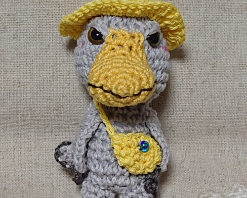 あみぐるみ ハシビロコウさん 園児 キーホルダー 再販