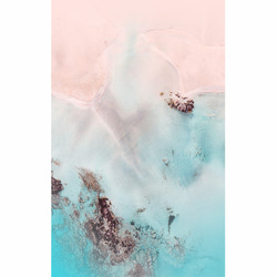 <iphone/Android> ピンクビーチ柄　スマホケース 3枚目の画像