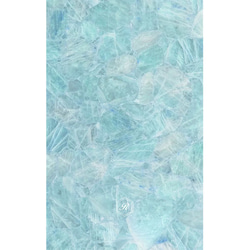 <iphone/Android> イニシャル入り SEA BLUE ストーン柄　スマホケース 3枚目の画像