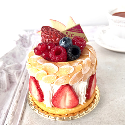 マカロンケーキ小物入れ ピンクベリータイプ フェイクスイーツ その他