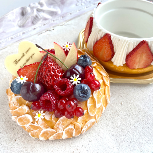 特別なパリブレストの小物入れ ベリー フェイクスイーツ フリー