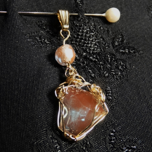 アンティークサフィレットのペンダントトップ ネックレス・ペンダント