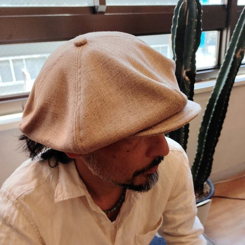 受注製作）No2 L ~60cm ビックシルエット6パネルメンズキャスケット