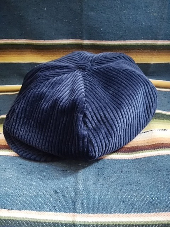 受注製作）No5 L ~60cm 6パネルメンズキャスケット 太畝コーデュロイ