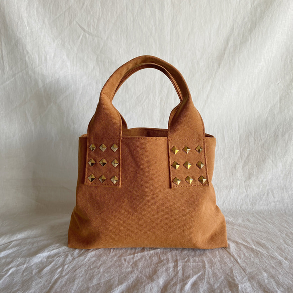 canvas tote bag (camel) 2枚目の画像