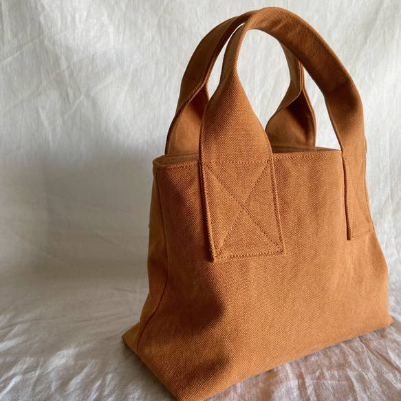 canvas tote bag (camel) 5枚目の画像