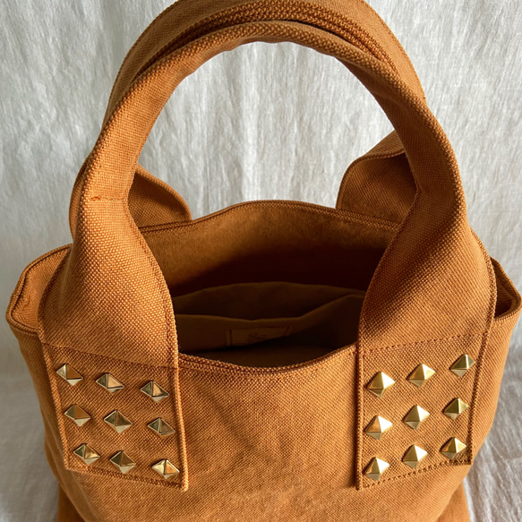 canvas tote bag (camel) 7枚目の画像