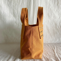 canvas tote bag (camel) 8枚目の画像