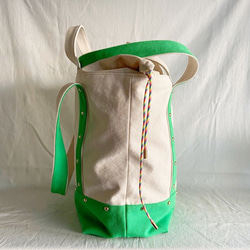 canvas 2way tote bag (green) 7枚目の画像