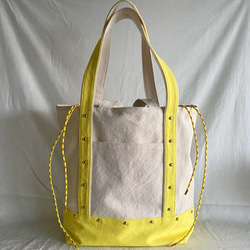 canvas 2way tote bag (lemon) 2枚目の画像