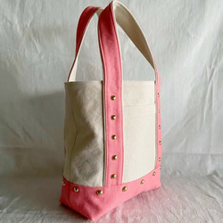 canvas tote bag medium (pink) 3枚目の画像