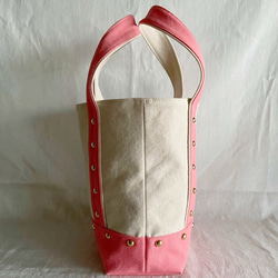 canvas tote bag medium (pink) 4枚目の画像