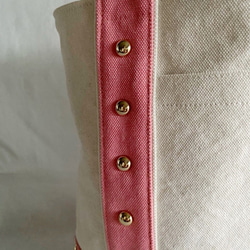 canvas tote bag medium (pink) 5枚目の画像