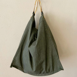 fanage cotton 2way bag (khaki) 9枚目の画像