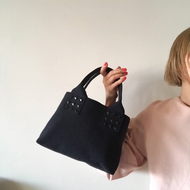 canvas tote bag mini (black) 5,183円