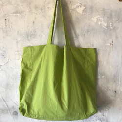 cotton linen bag (pistachio) 2枚目の画像
