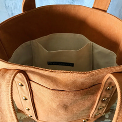 canvas tote bag medium (camel) 5枚目の画像