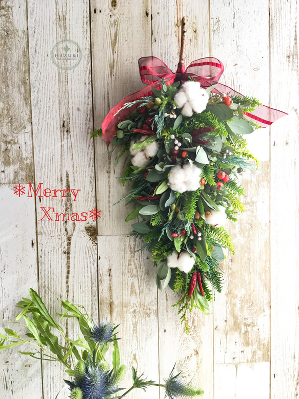 早期割引中 ドライフラワースワッグ クリスマススワッグ 早期割引中 ドライフラワースワッグ クリスマススワッグ