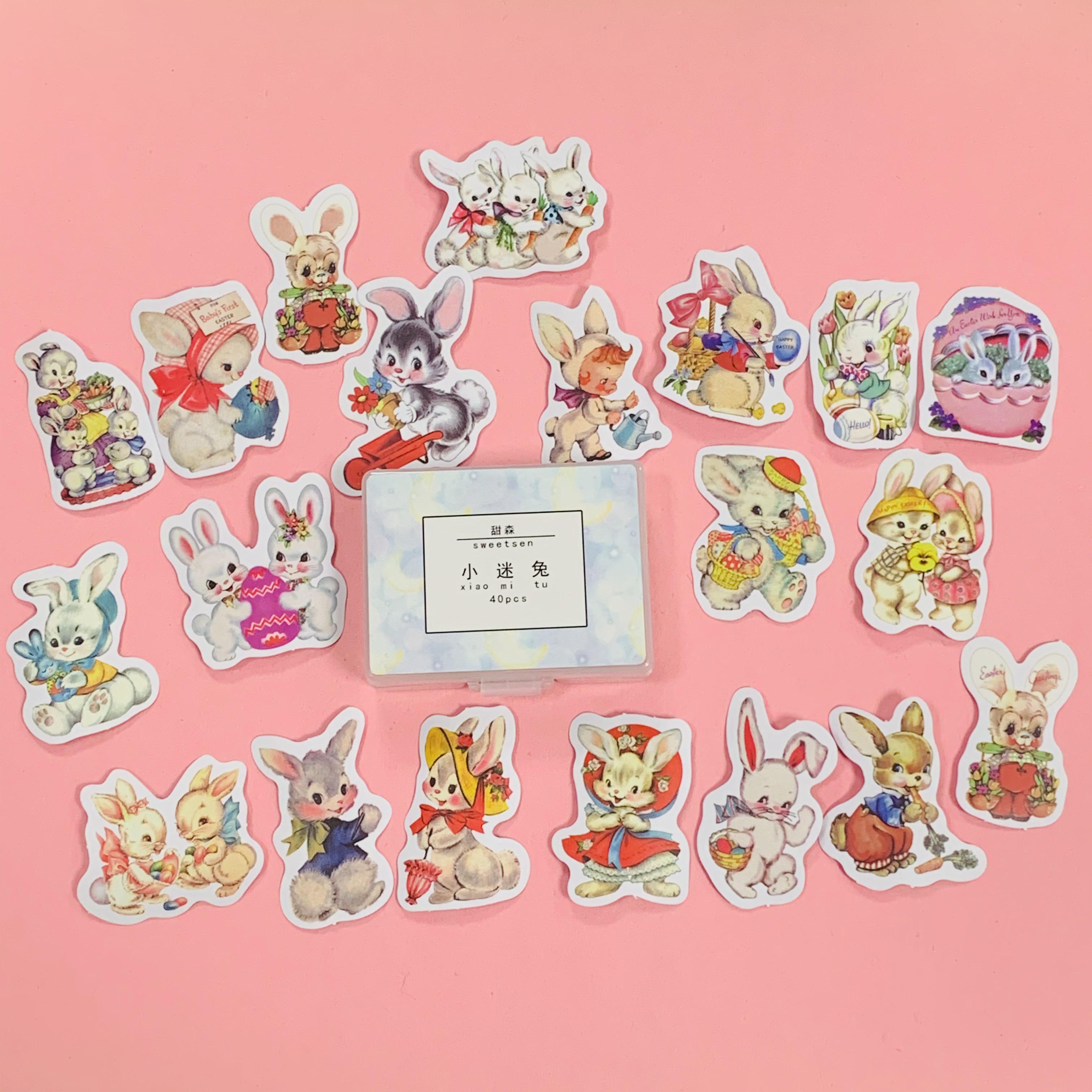 ビンテージアニマルデカール付きキャビネットセット ビンテージアニマルデカール付きキャビネットセット