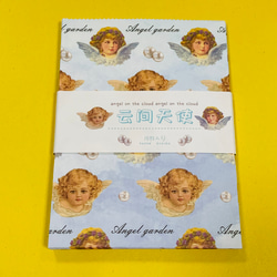 海外紙モノ ポチ袋 antique angel 天使 11×8cm 10枚 1枚目の画像