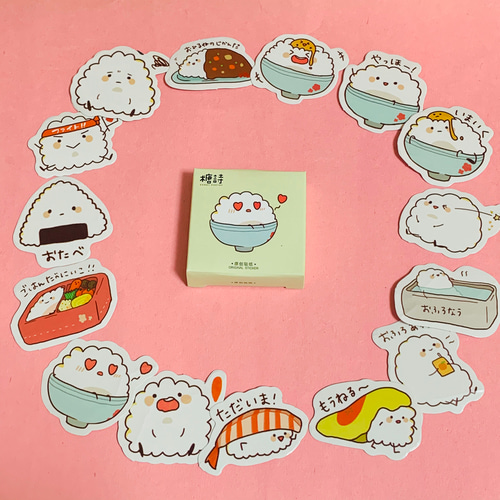 お米大好き♡ごはんさん ステッカーセット シール Sunny Place 通販