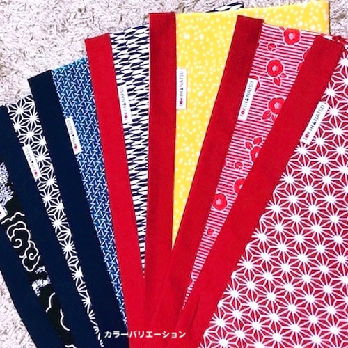 麻の葉紺】手ぬぐいふんどし 〜パンツじゃないのよ、ふんどしは