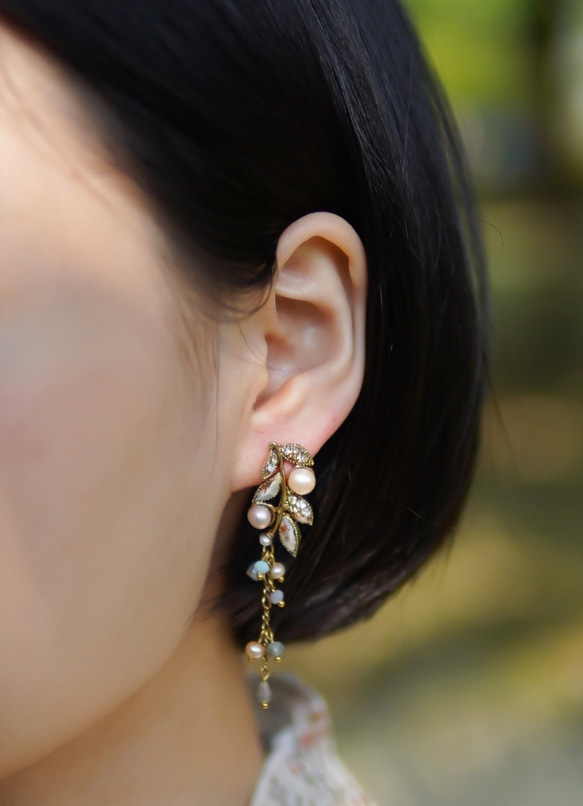 繁盛 earring ~(可改夾式） 第1張的照片