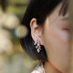 繁盛 earring ~(可改夾式） 第3張的照片