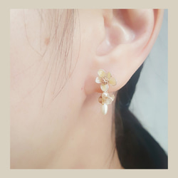 丹桂多變化立體earring~可訂製夾式耳環 第6張的照片