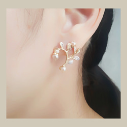 小幸運clip earring&necklace   “生命樹＆幸運粉白象”~ 第6張的照片