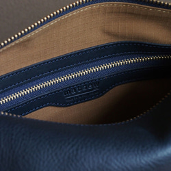 fastener shoulder bag (navy) - ファスナーショルダーバッグ（ネイビー） 4枚目の画像