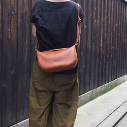 fastener shoulder bag (navy) - ファスナーショルダーバッグ（ネイビー） 7枚目の画像