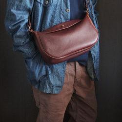 flap shoulder bag cacao - フラップショルダーバッグ（カカオ） 3枚目の画像