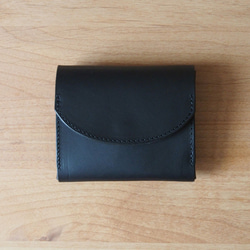 palm (nero) - コンパクトウォレット (ネロ)　　　ミニ財布　コンパクト財布 3枚目の画像