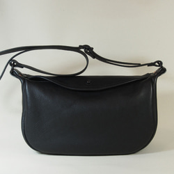 flap shoulder bag nero - フラップショルダーバッグ（ネロ　ブラック） 4枚目の画像