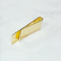 【GD】カラーロータスのマネークリップ（ホワイト） 4枚目の画像